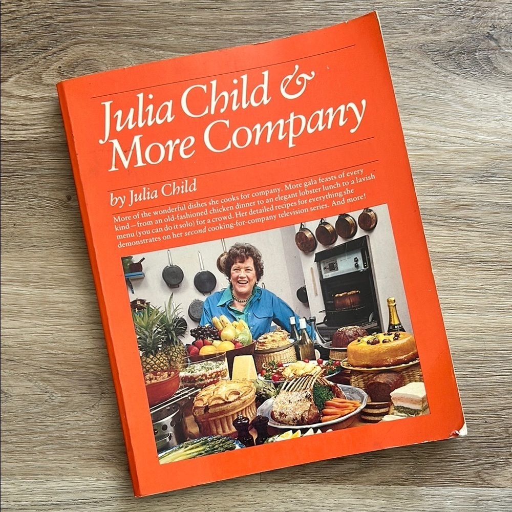 Vintage Julia Child & More Company Menu Classical Cookbook Entertaining 70s 1979